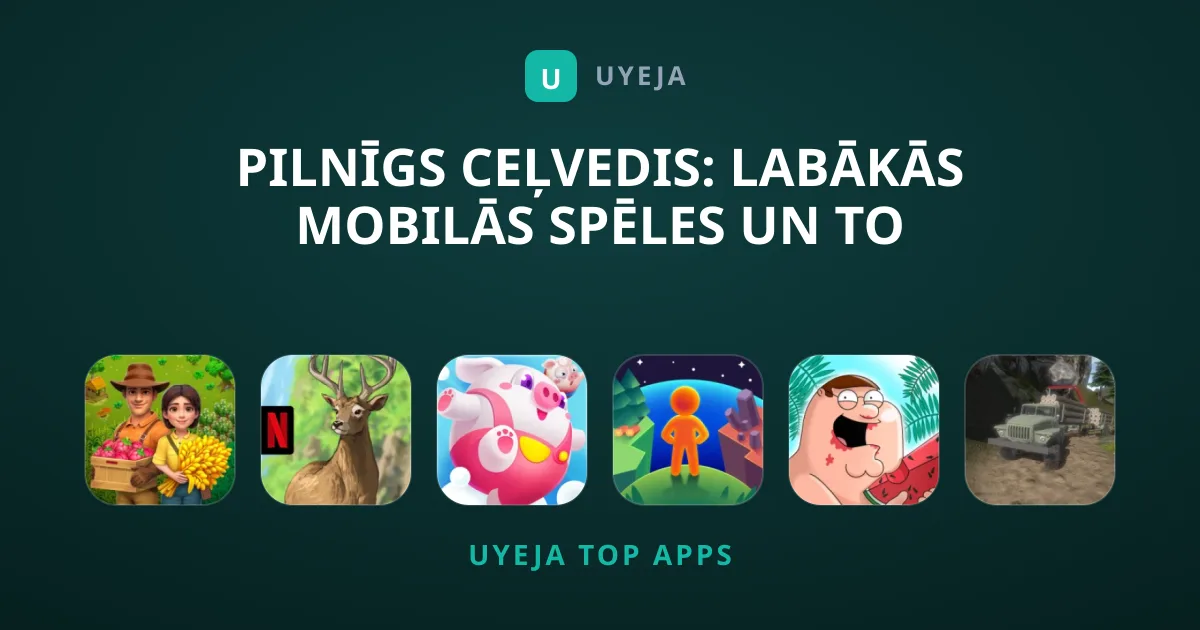 Pilnīgs ceļvedis: Labākās mobilās Spēles un to apskati